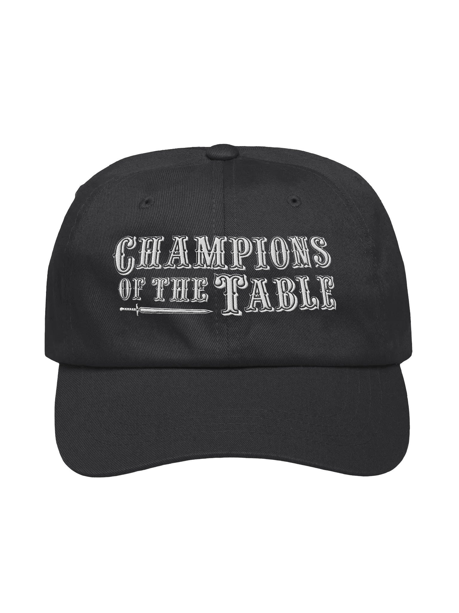 Retro Champions of The Table - Dad Hat White product image (1)