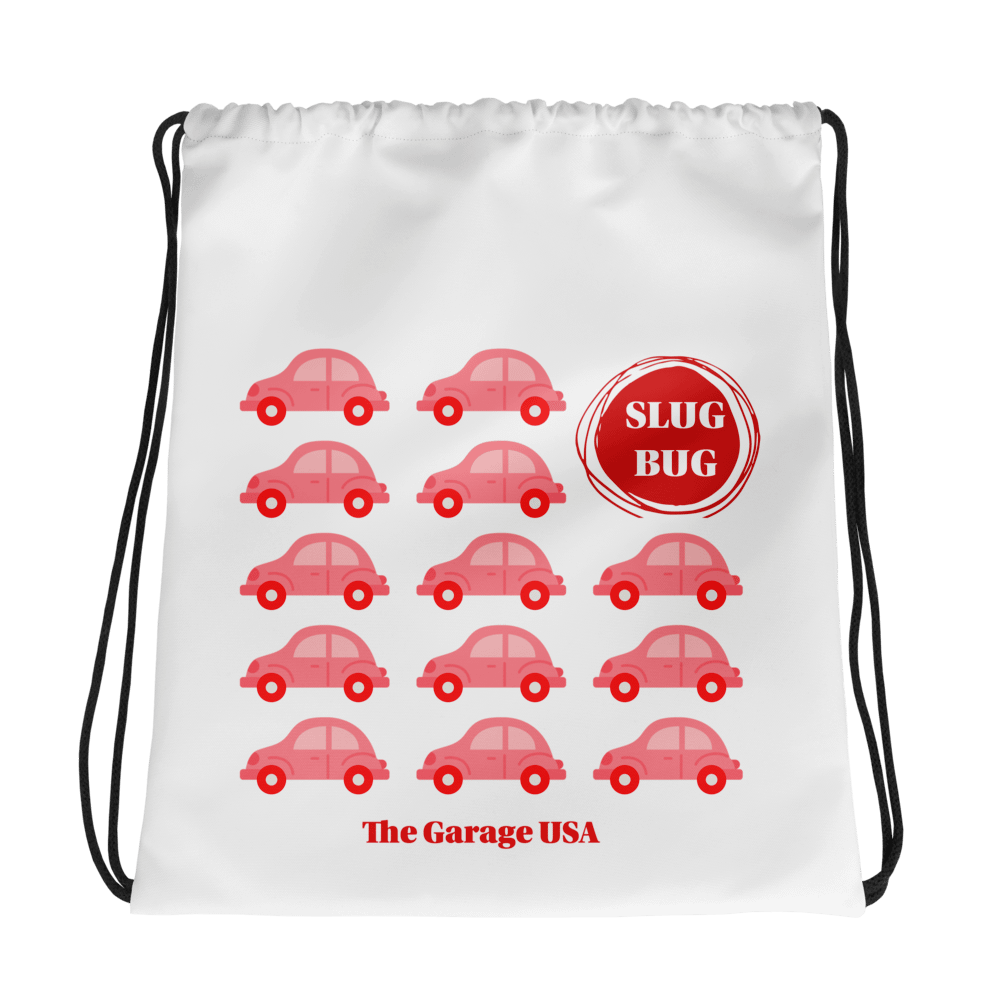 Slug Bug Red String Backpack product image (1)