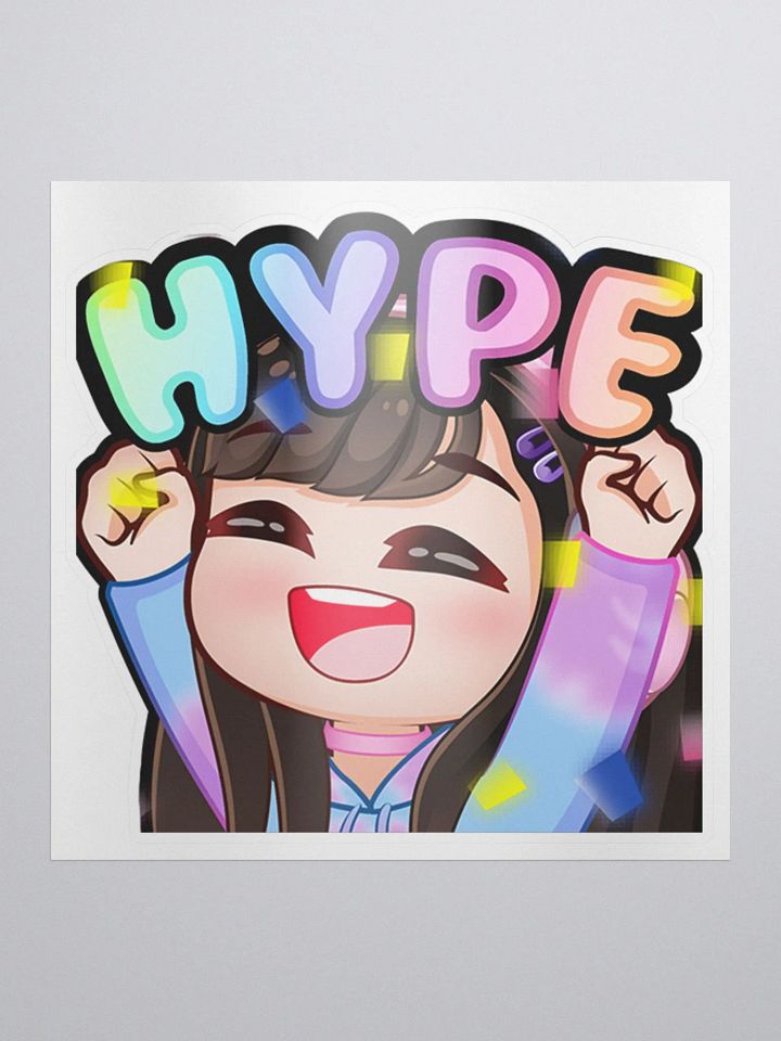 PeachyKat Hype Sticker product image (1)