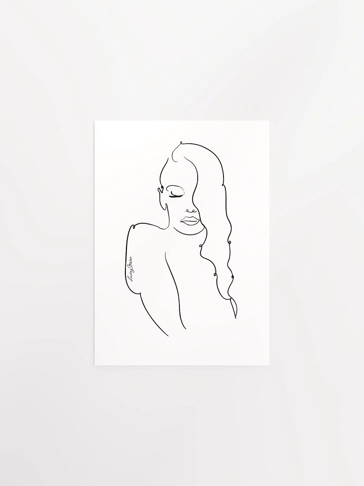 Siren Line Art Minimalist Poster product image (2)