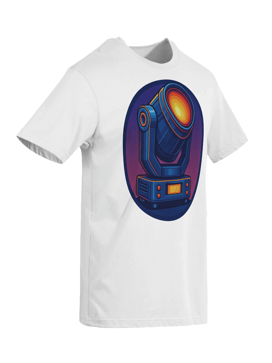 Theatrically Jerry: Colorful Mover Moving Head Light White T-Shirt product image (5)