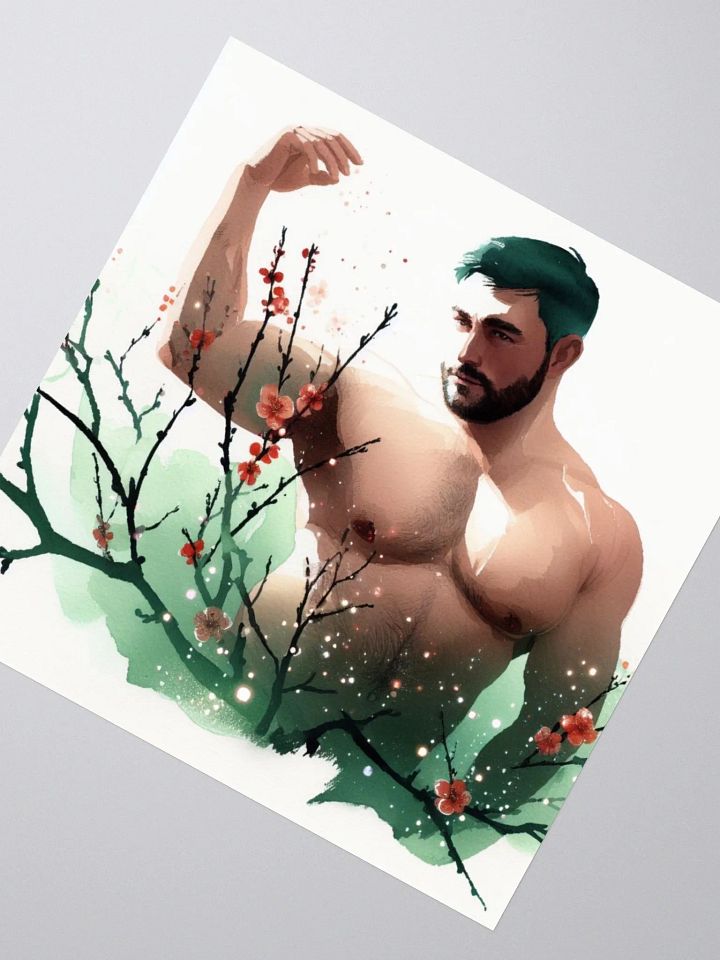 White Spring Sticker product image (2)