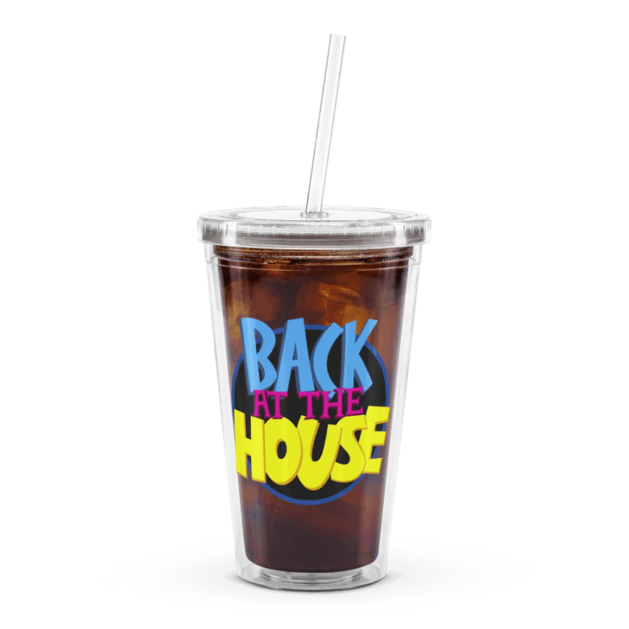 Back at the House Plastic Tumbler (Doubled-Walled) product image (3)
