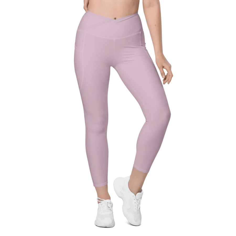 Serene Pink All Over Print Leggings with Pockets product image (1)