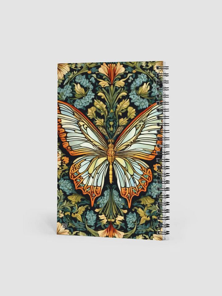 Spiral Notepad William Morris Inspired Butterfly product image (2)