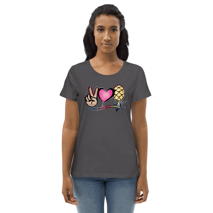 Peace Love & Pineapples fitted shirt product image (7)