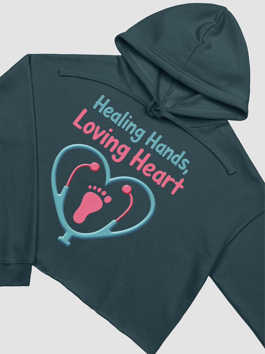 Healing Heart Fleece Crop Hoodie product image (25)