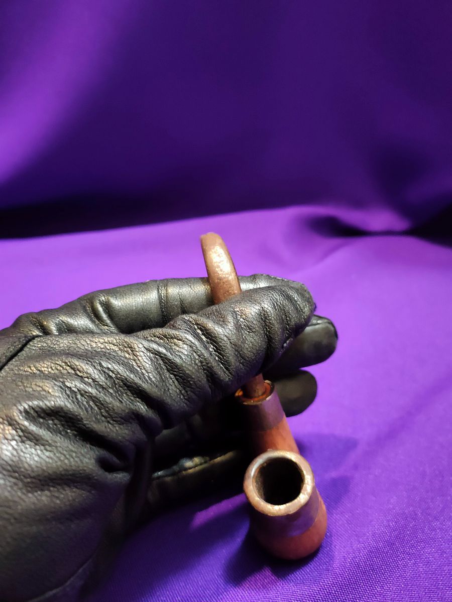 Único e exclusivo Cachimbo, madeira e ferro, relíquia, item útil feito à mão, coleção de cachimbos product image (7)