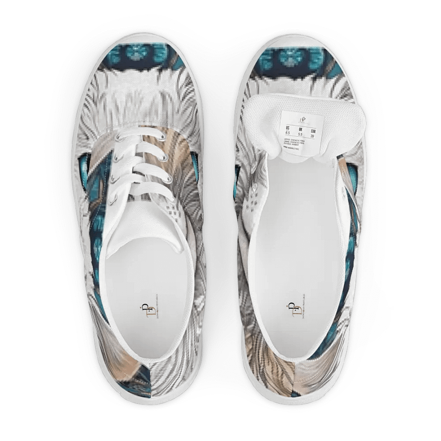 Blue-Eyed Feline Dreams Canvas Shoes product image (7)
