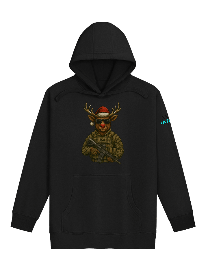 Tactical Reindeer Christmas Hoodie product image (1)