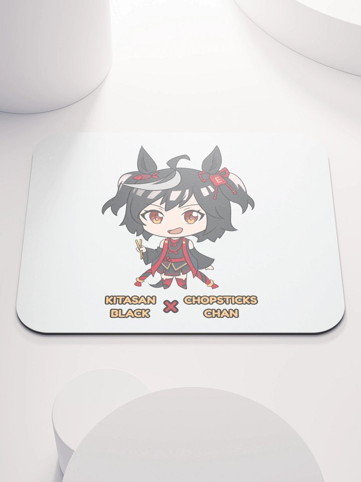 Kitasan Black x ChopsticksChan Mousepad product image (1)