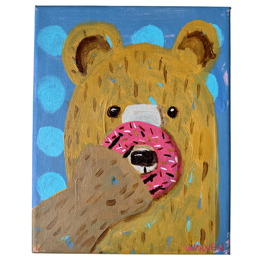 Original Painting: Crumb – The Bear of Delight product image (1)