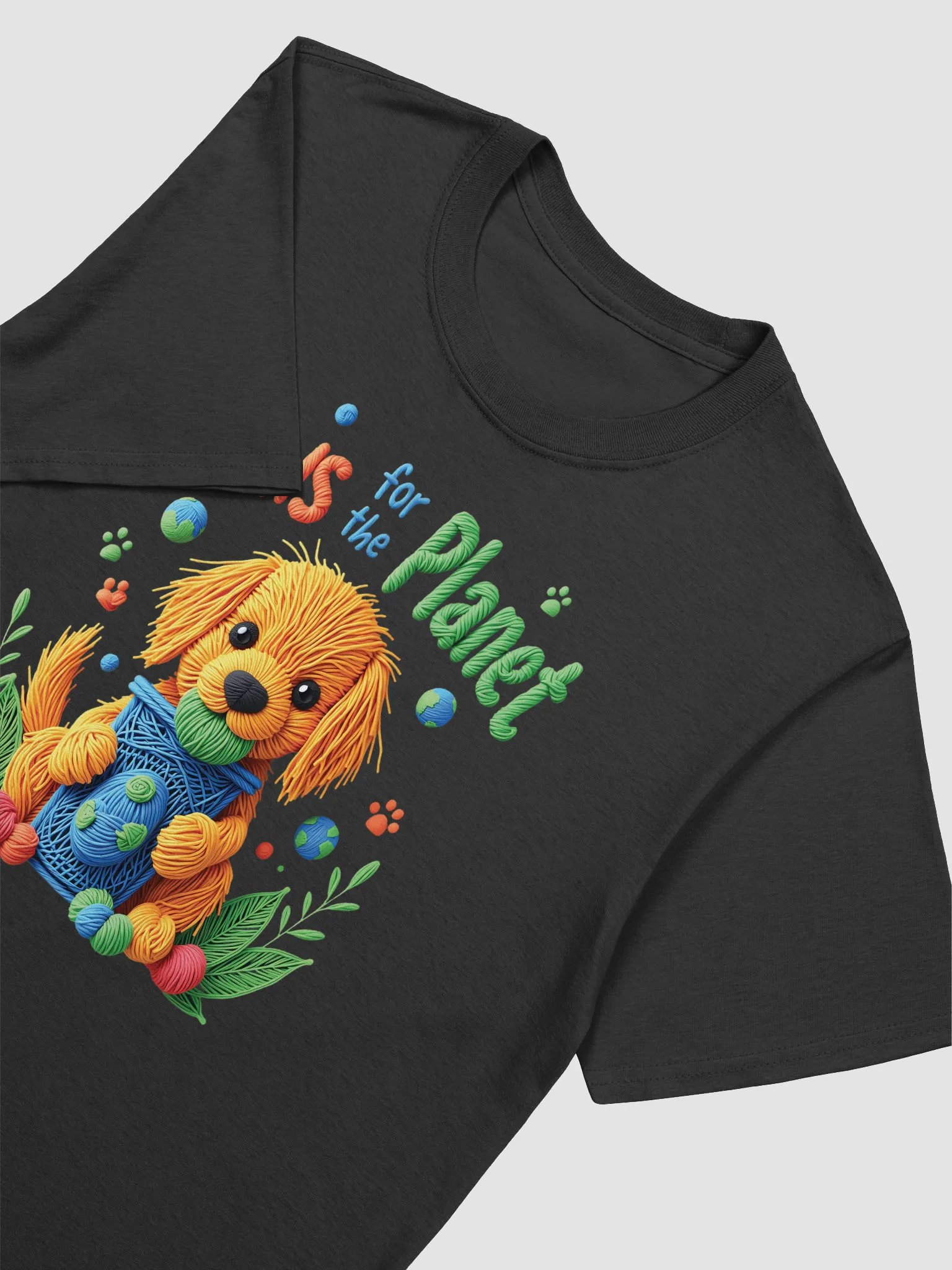 Paws for the Planet - Cute Eco-Friendly Dog Earth Day T-Shirt product image (7)