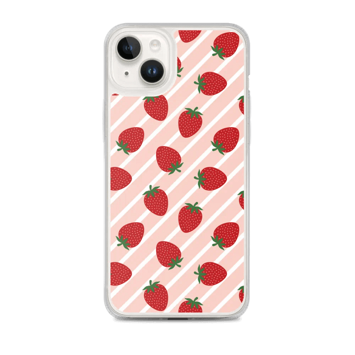 Strawberry Fields iPhone® MagSafe® Clear Case product image (1)