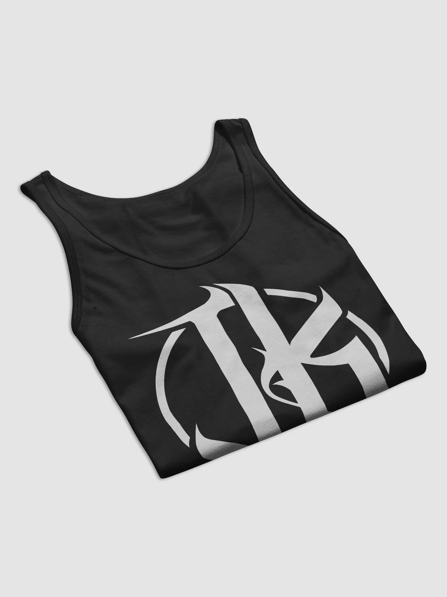 JK Tank Top (White on Black) product image (5)