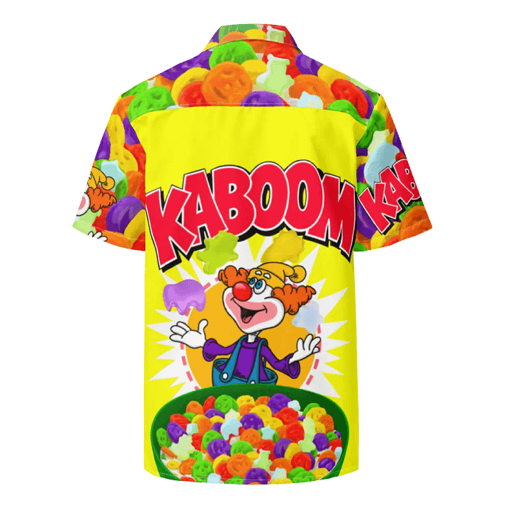 🥣 Saturday Morning Breakfast Kaboom! Hawaiian Button up 🥣 product image (1)