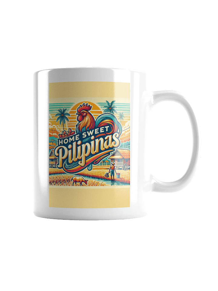 Home Sweet Pilipinas - Rooster White Glossy Mug product image (1)