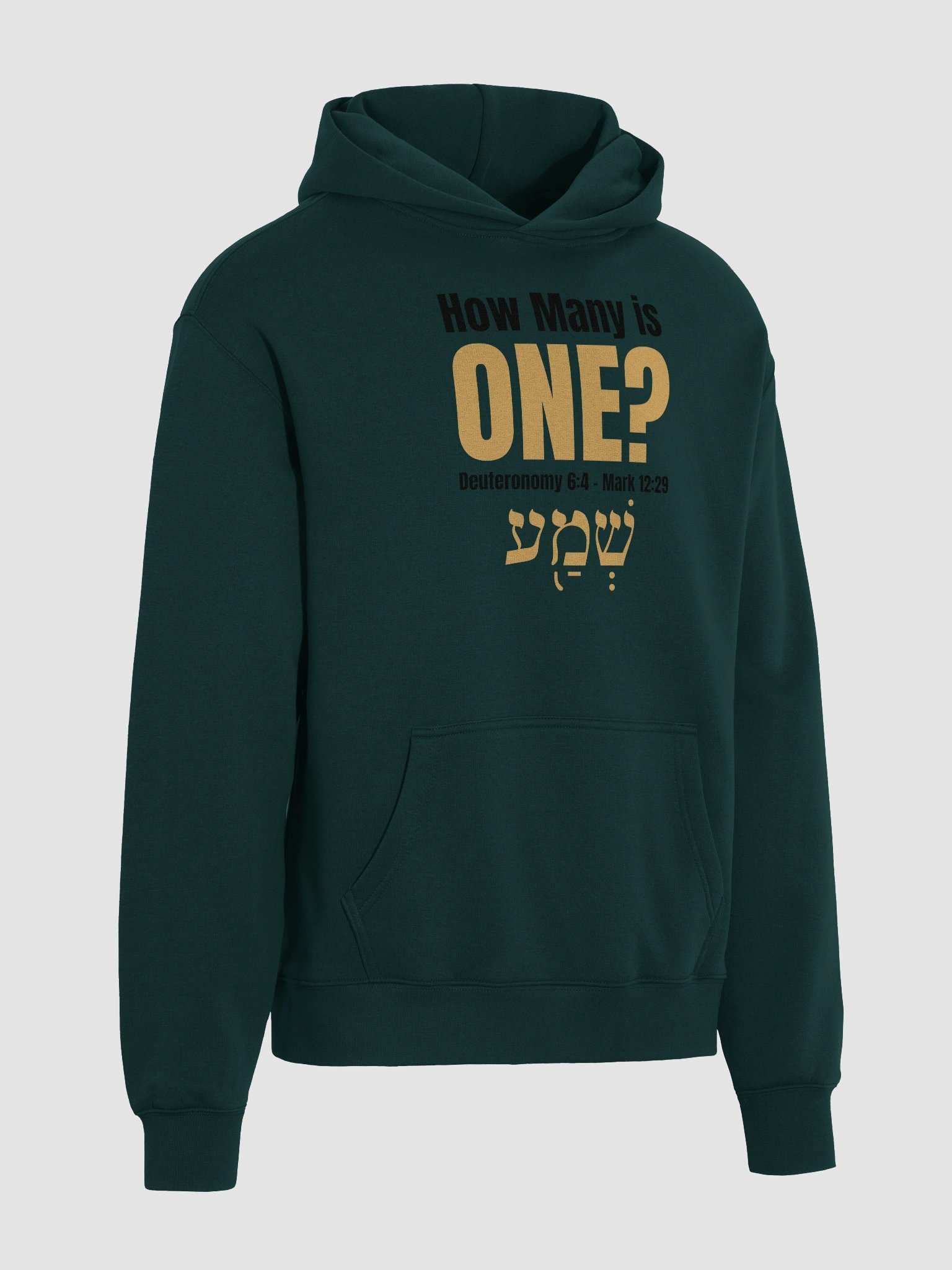 How Many is One Unisex Premium Oversized Hoodie (Black Print) product image (12)