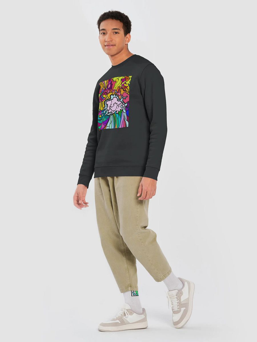 Swirling Dreams Unisex Eco Sweatshirt - Wave at Sunset product image (18)
