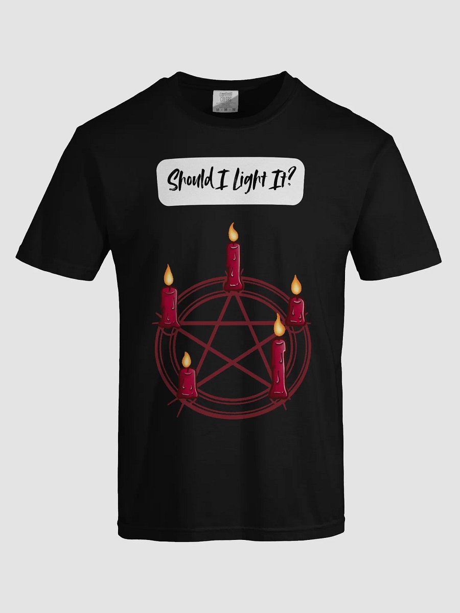 Should I Light It? Ghost Summoning Circle T-Shirt product image (5)