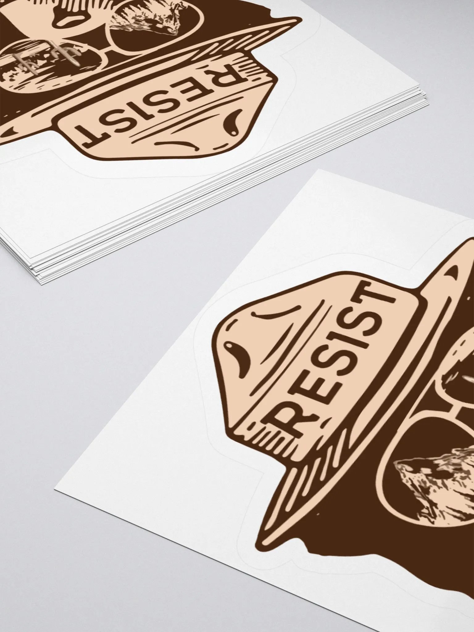 Smokey RESIST Mountain Forests Sticker 3 SIZES! Alt National Parks Kiss Cut Vinyl Decal product image (4)