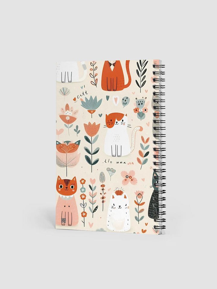 Whimsical Cats Spiral Notebook product image (2)
