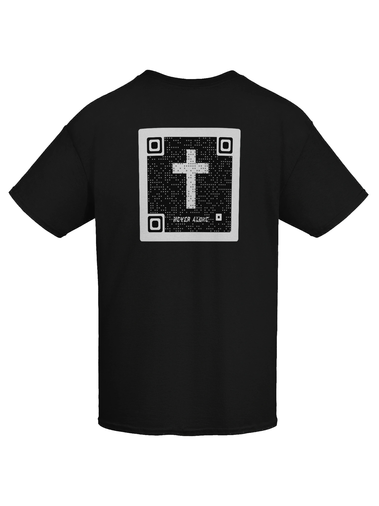 Never Alone QR Code T-Shirt product image (10)