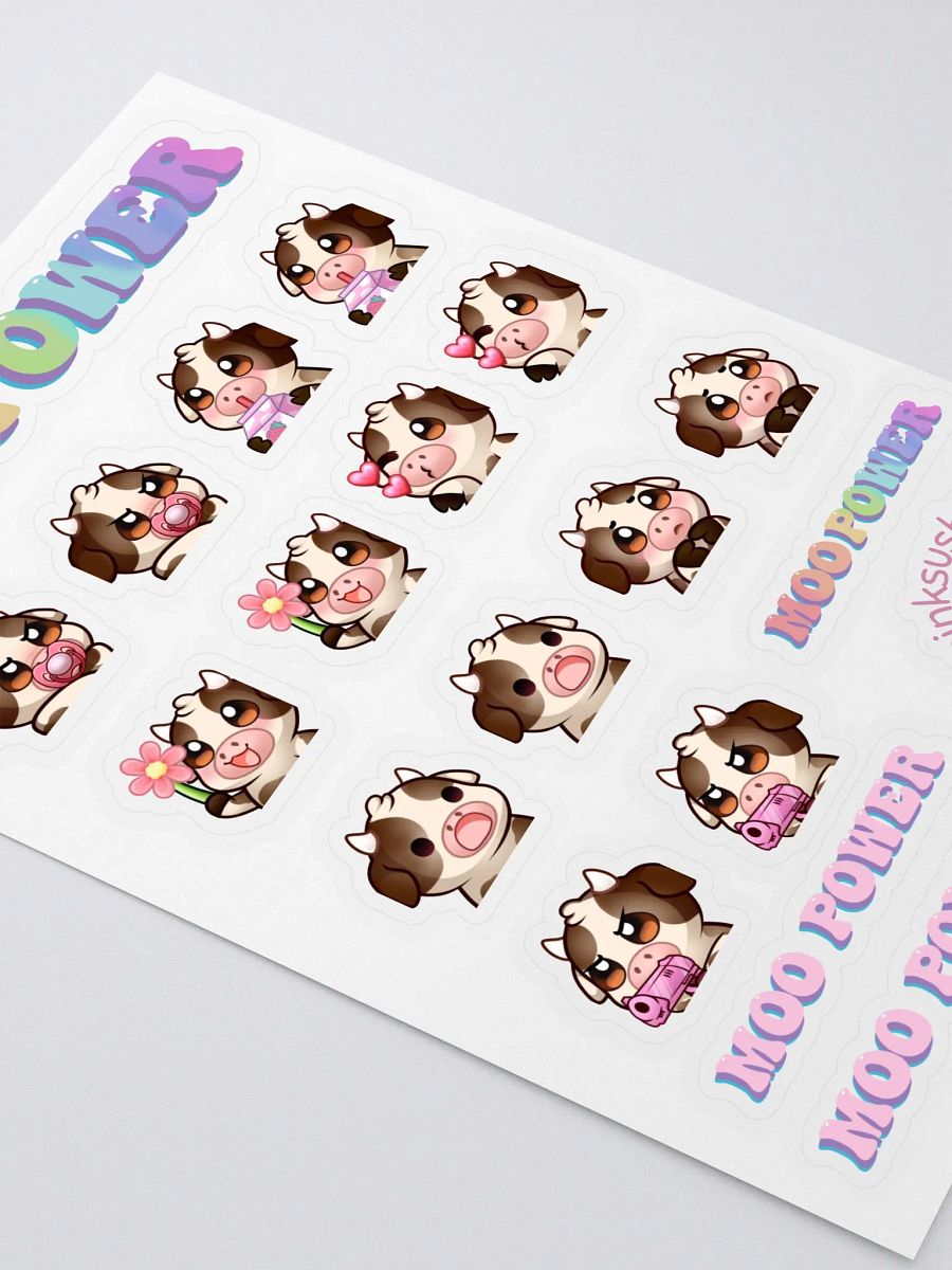 Moo Power Sticker Sheet product image (3)