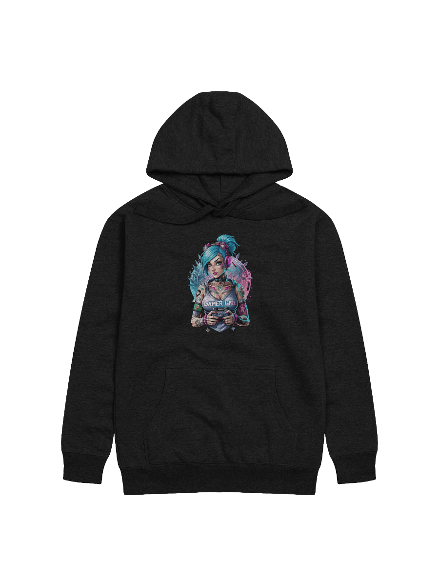 Gamer Girl Vibes Front Printed Hoodie product image (1)