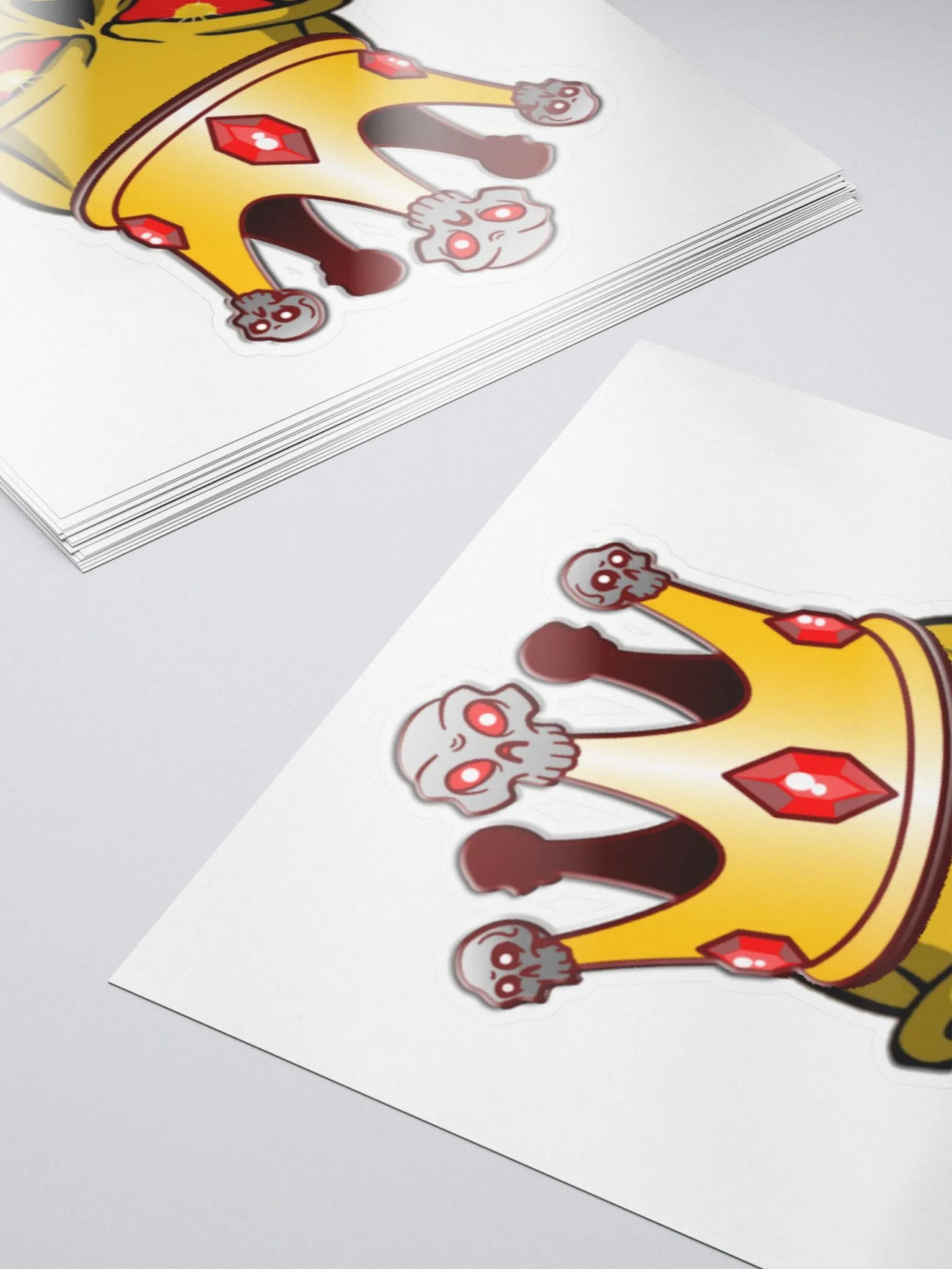 Kiss Cut Skull Sticker product image (5)
