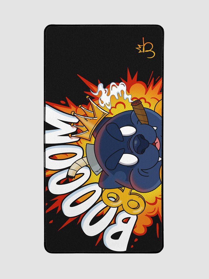 The BOOOOM Dog Desk Mat || 15.5 x 31.5 product image (2)