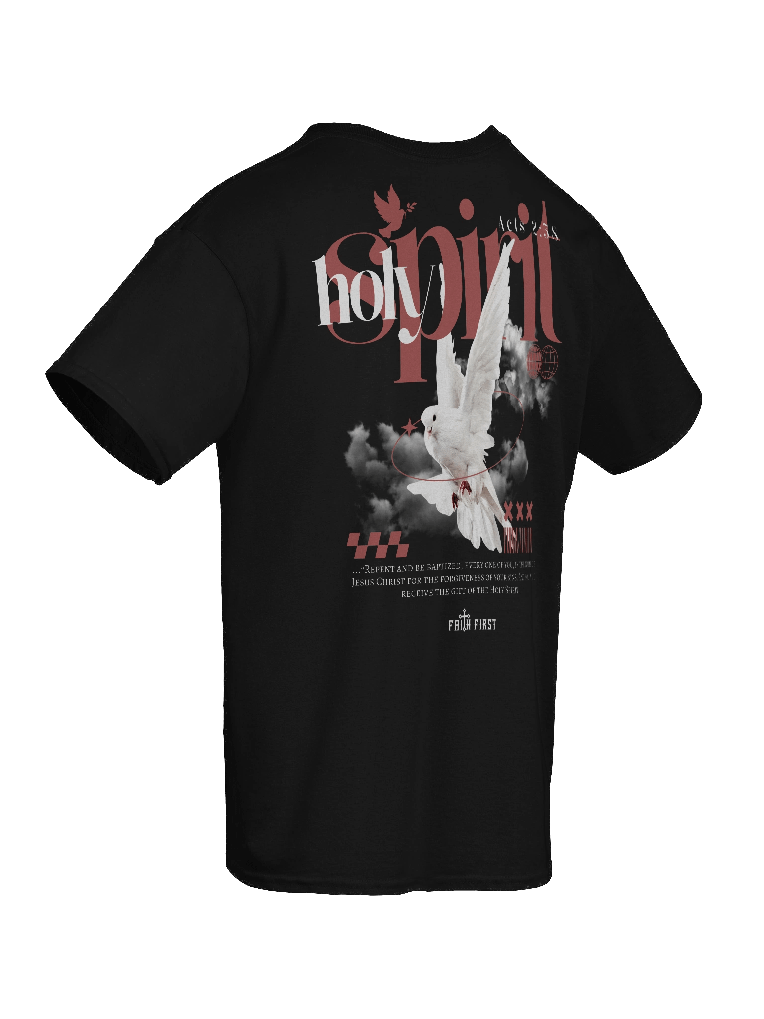Acts 2:38 - Gift of the Holy Spirit Unisex T-Shirt product image (3)