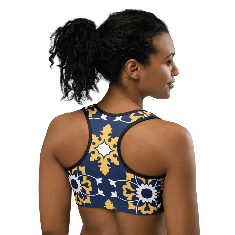 DynamicFit Sports Bra with Floral Accents product image (4)