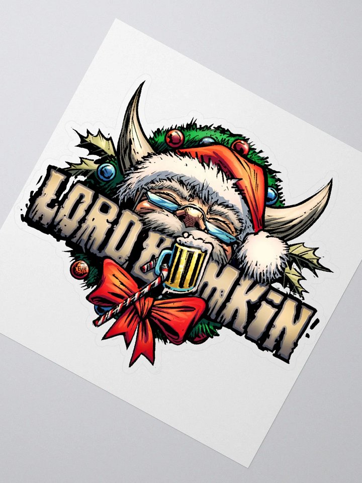 x-mas logo sticker product image (2)