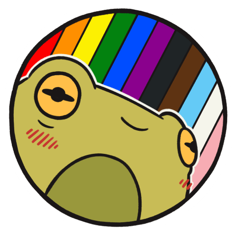 sticker : pride froge product image (1)
