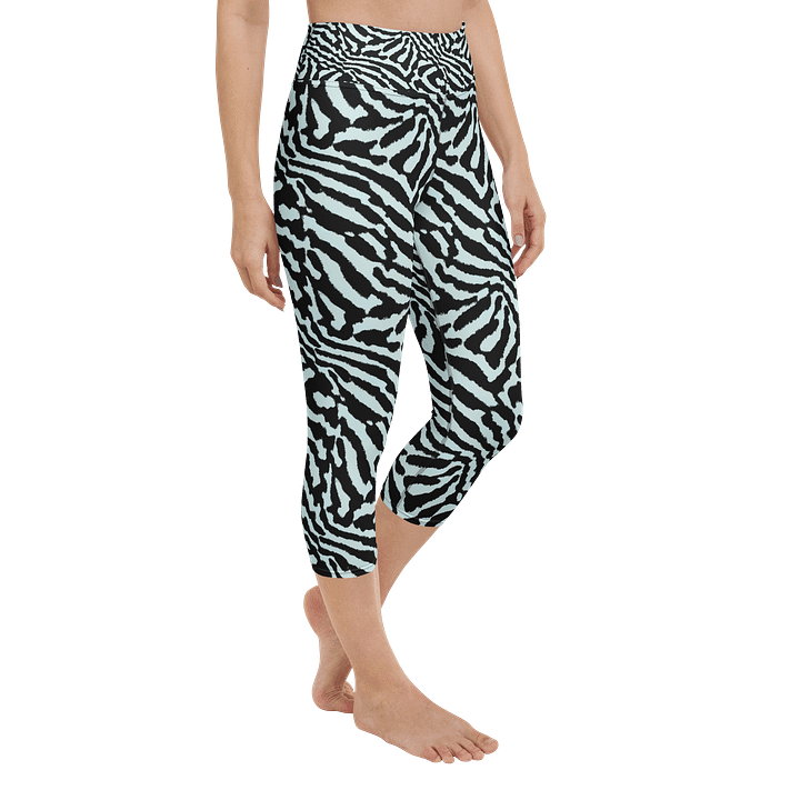 Blue Zebra Capri Leggings product image (2)