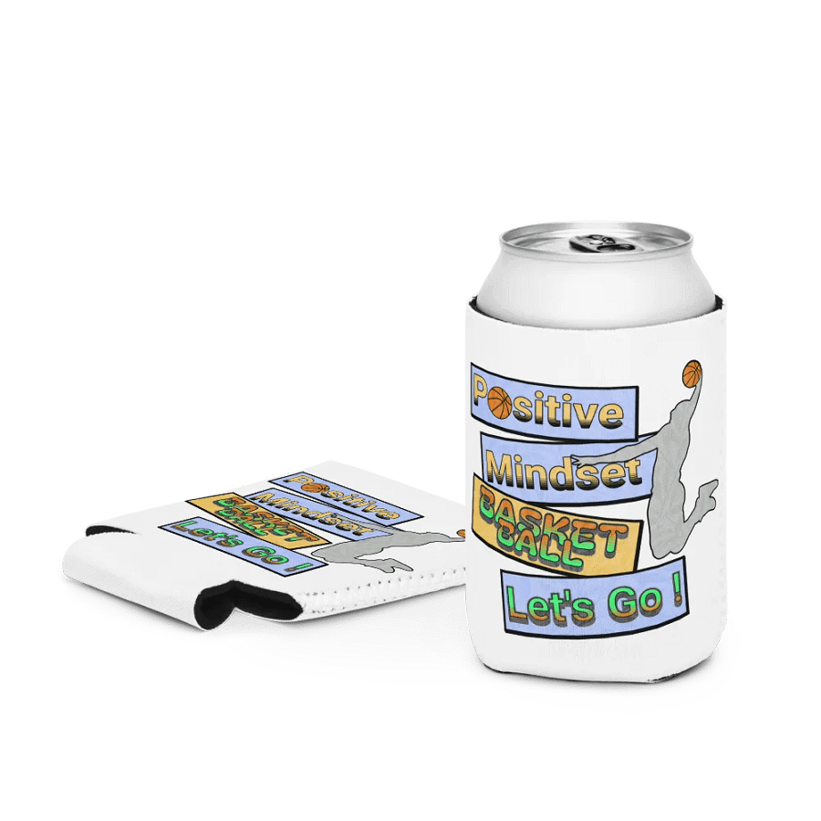 Positive Mindset Basketball Can Cooler product image (3)