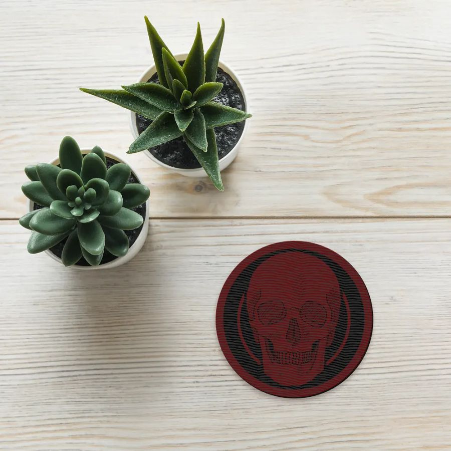 Red skull patch product image (5)