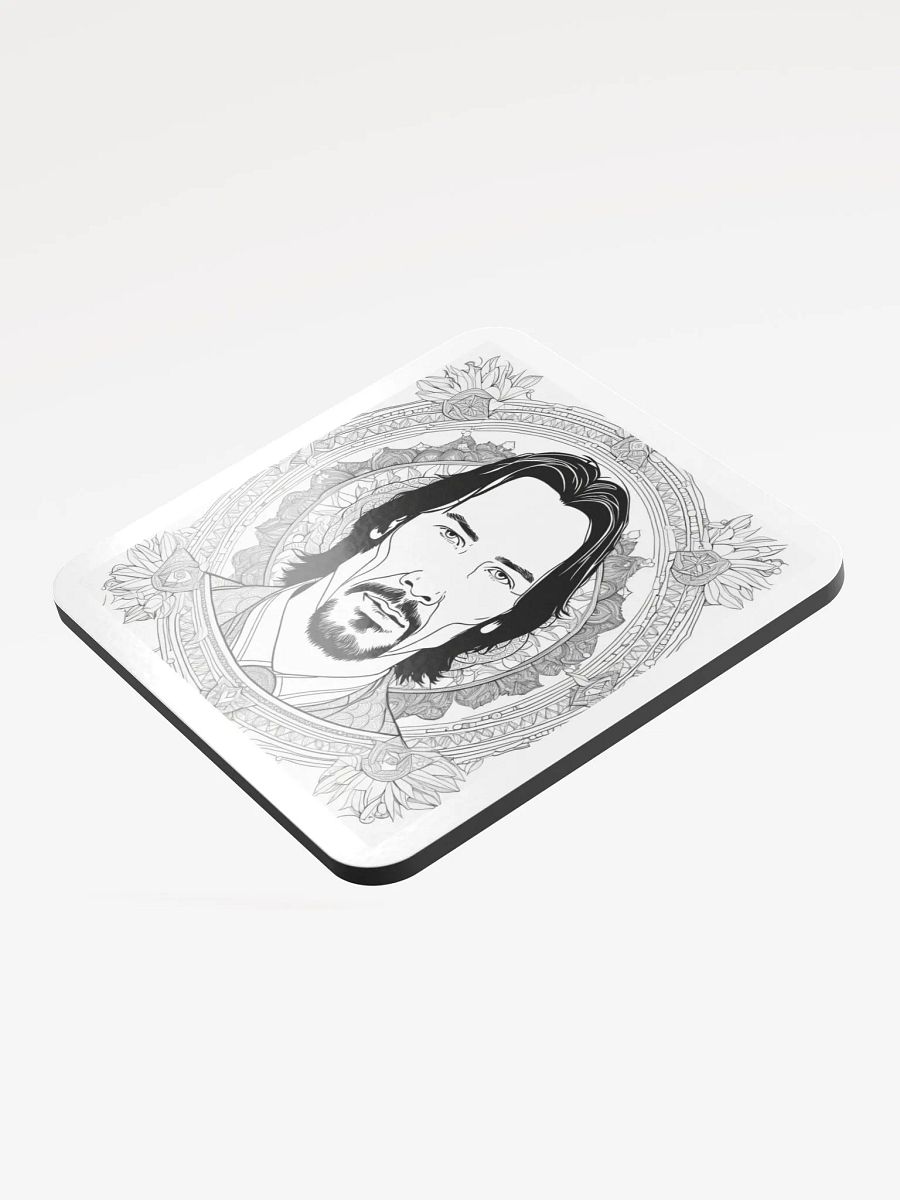 Ornate Mandala Man Cork Coaster product image (3)
