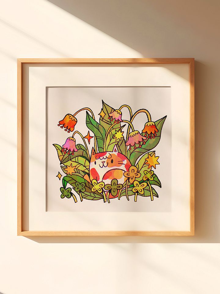 Friend Cat Print product image (1)