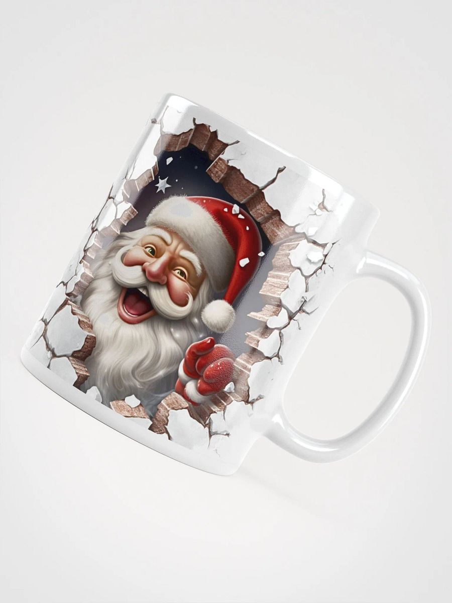 Santa's Peek-a-Boo 3D Christmas Mug - Double the Joy! product image (11)