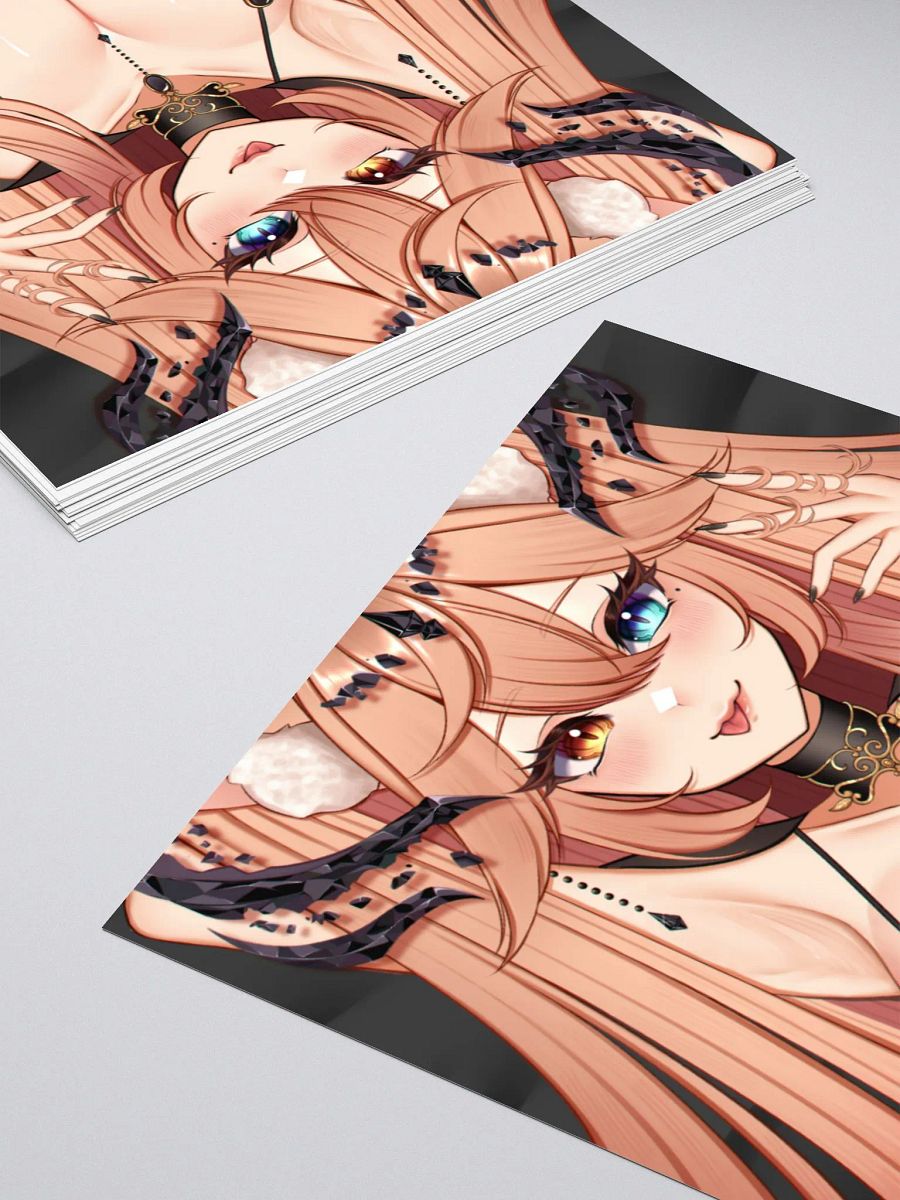 Dark Peach Poster (Booba Mousepad design) Sticker product image (11)