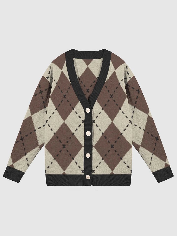 Pupper Pantone Argyle Knit Cardigan product image (1)