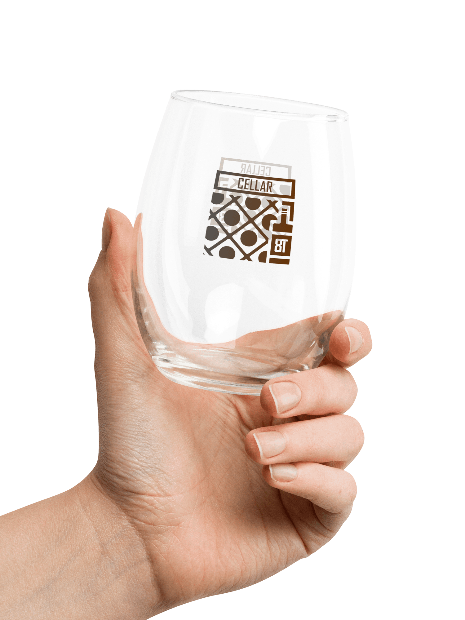 Cellar 8T Whisky - Smoked Oak- Stemless Glass product image (3)