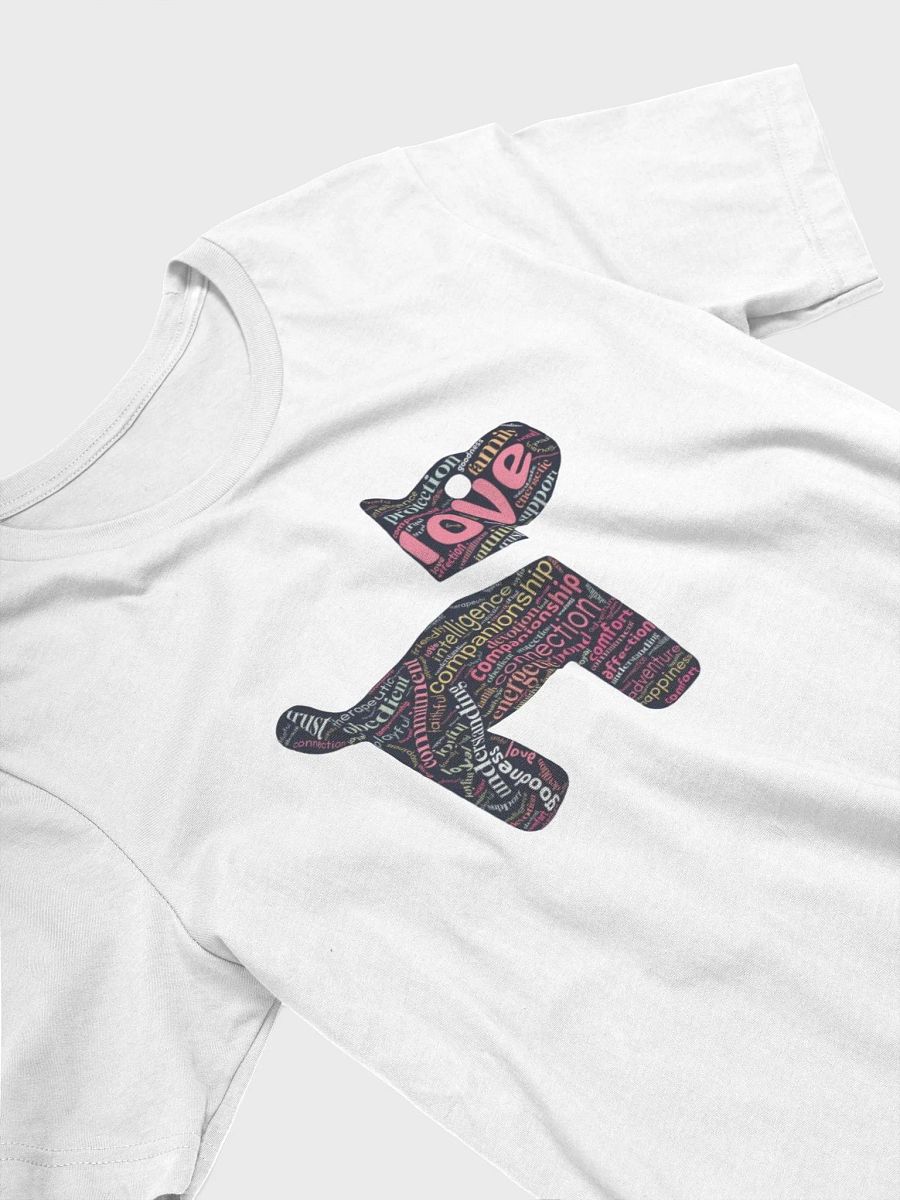 Dog Love in Words Bella Canvas Supersoft T-Shirt product image (5)