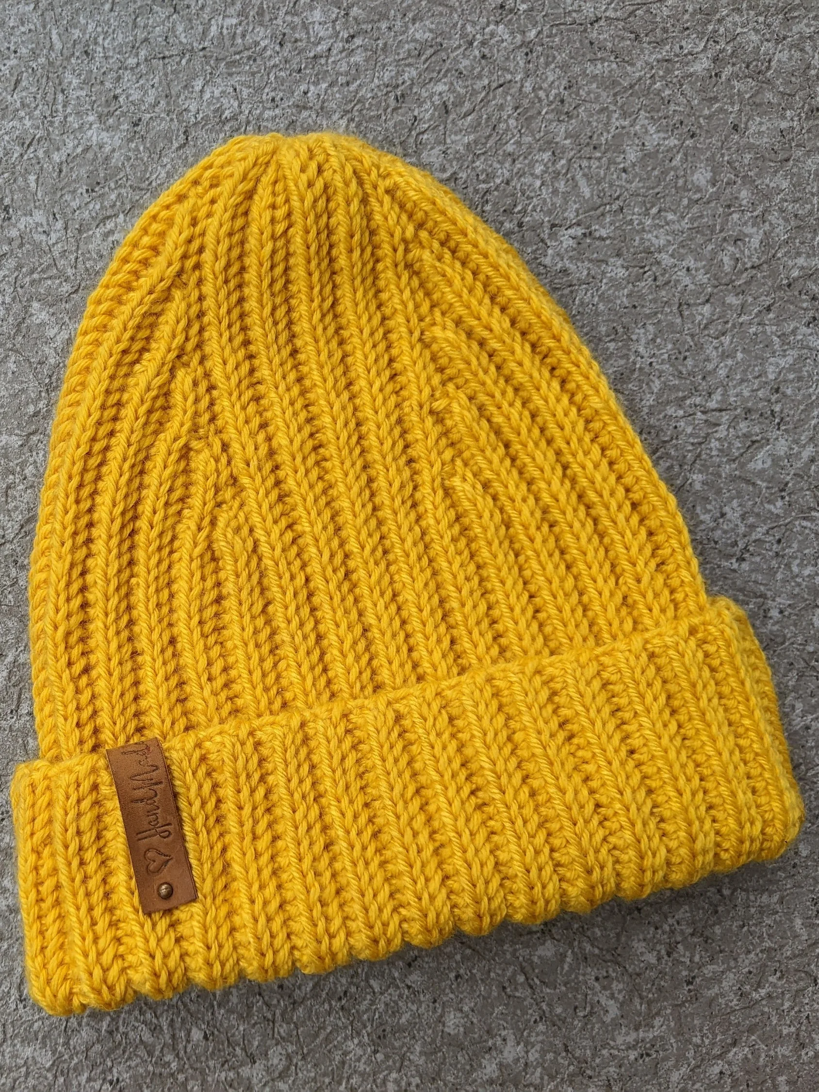 Crochet Ribbed Hat Pattern product image (5)