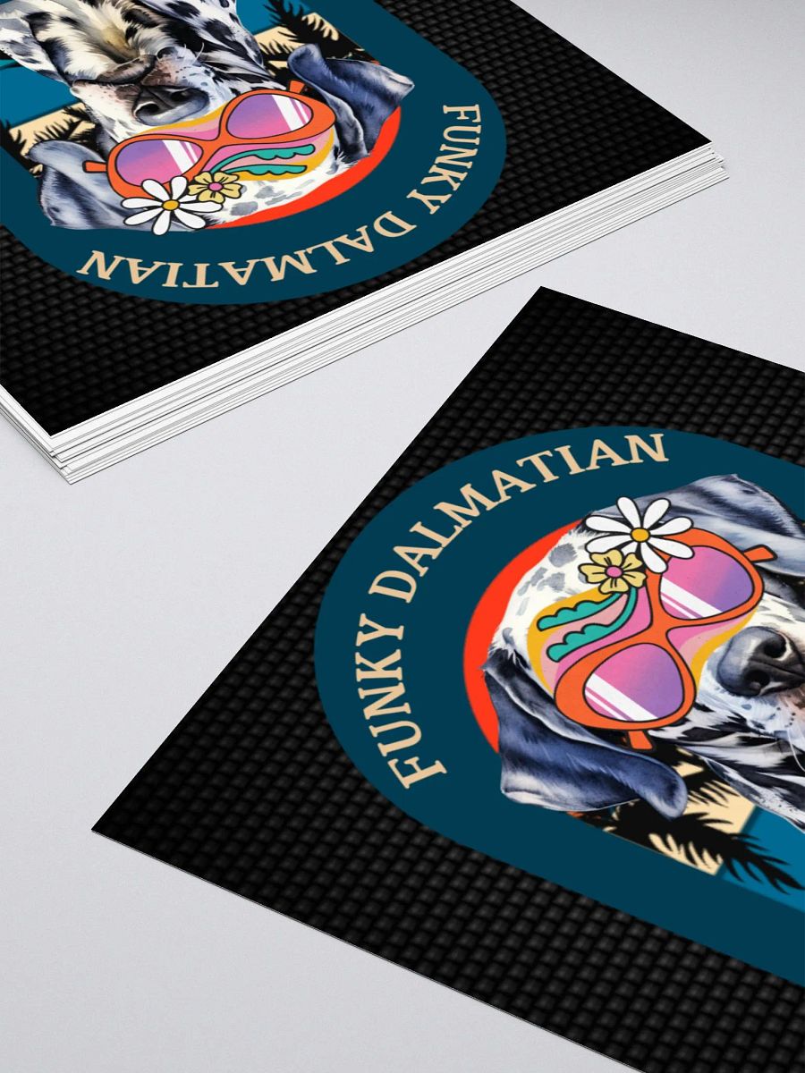 Funky Dalmatian Summer Vibes Kiss Cut Sticker product image (11)