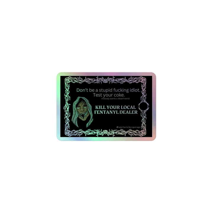 Don't Be an Idiot Kiss Cut Sticker product image (1)