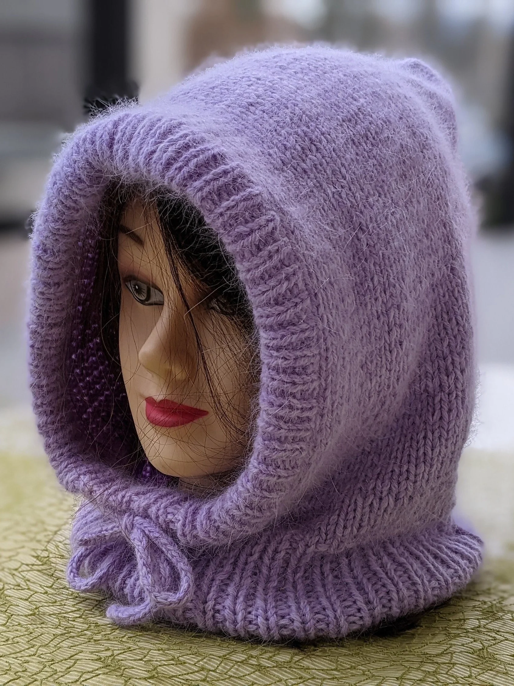 Knit Hooded Cowl Pattern product image (1)