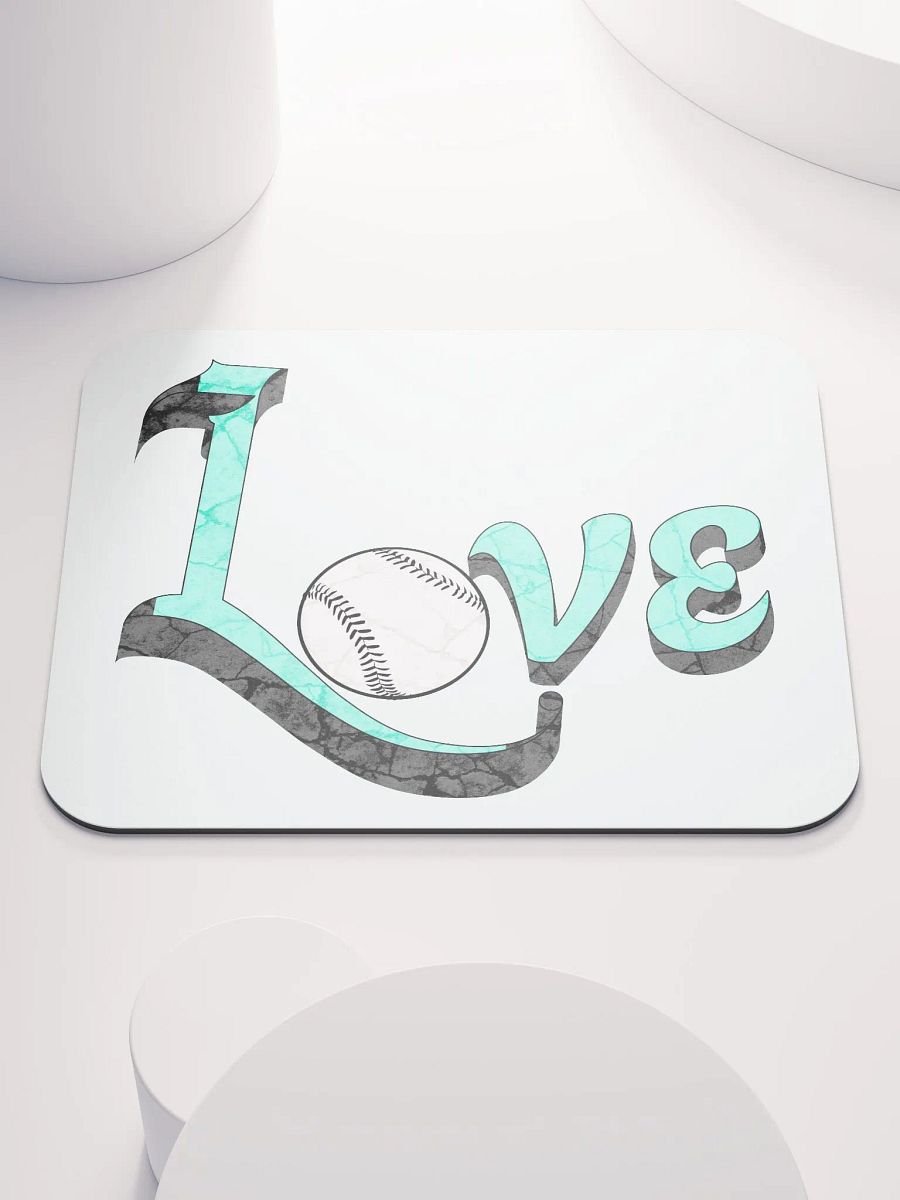 Love Baseball of the Game Mouse Pad product image (1)